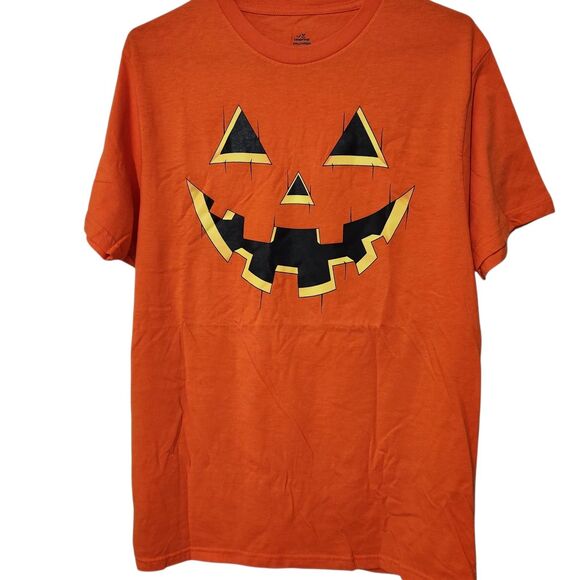 Halloween Tshirt For Men Size Large Orange - Picture 1 of 6
